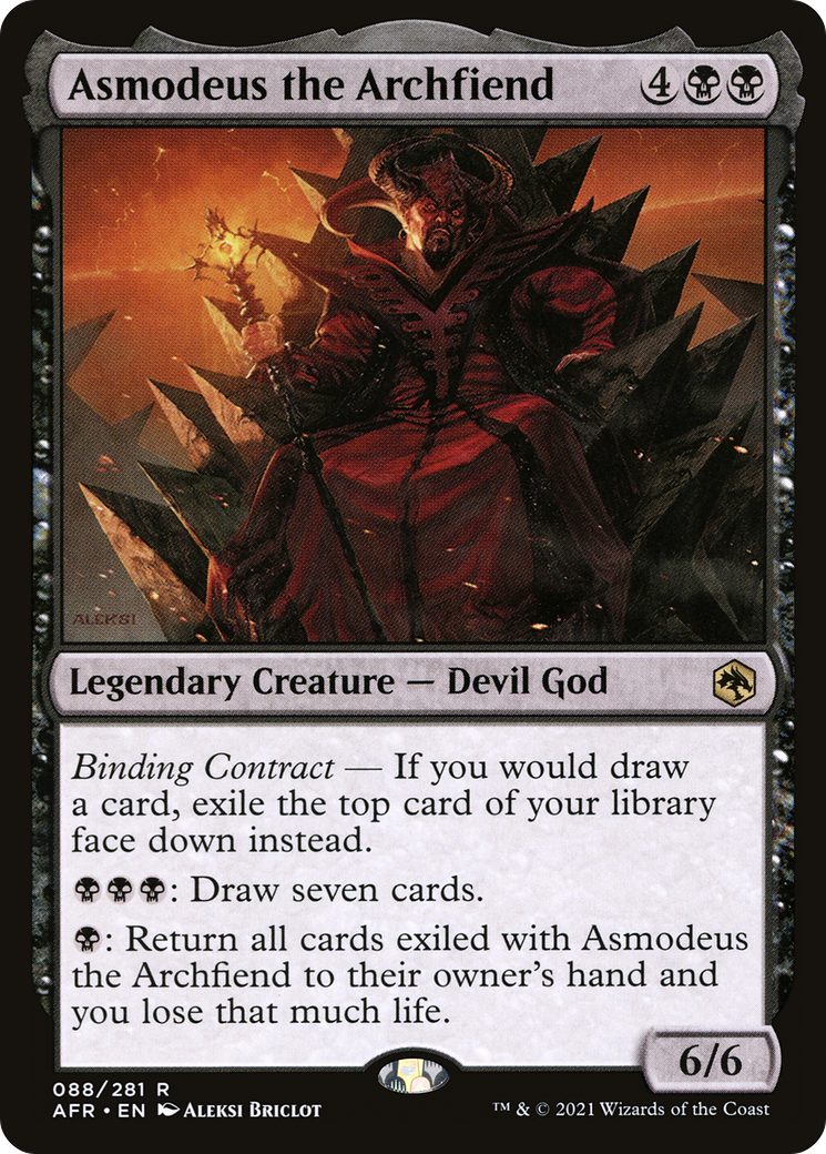 Asmodeus the Archfiend (AFR-088)  Foil - Adventures in the Forgotten Realms