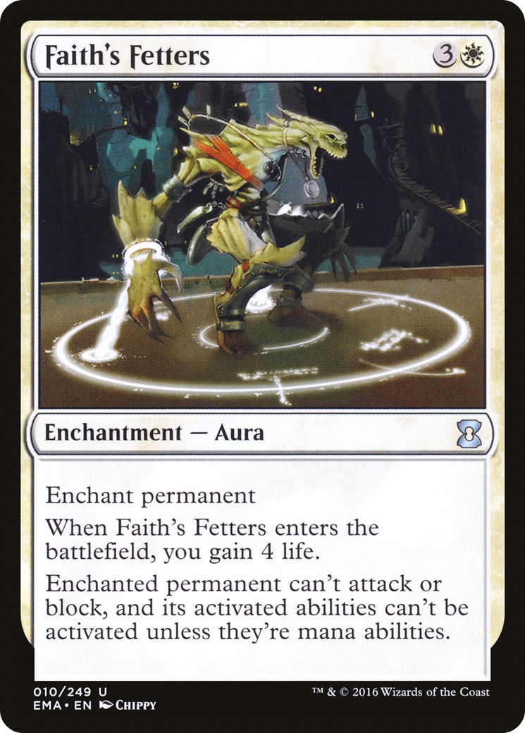 Faith's Fetters (EMA-010)  Foil - Eternal Masters