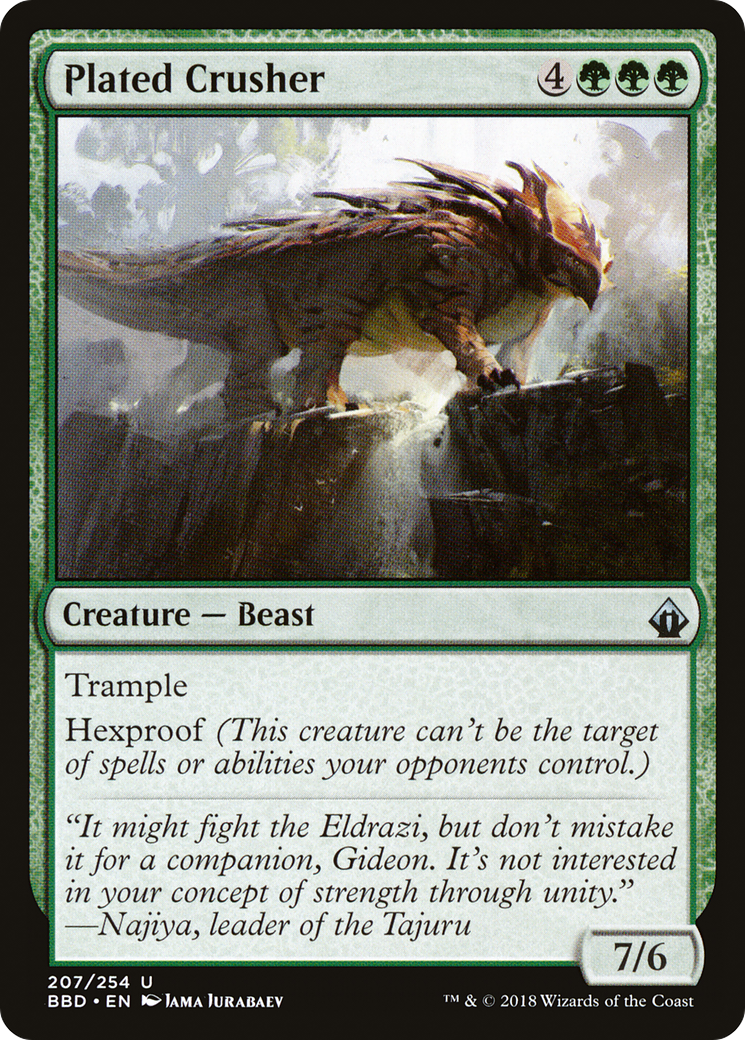 Plated Crusher (BBD-207)  Foil - Battlebond
