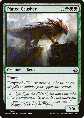 Plated Crusher (BBD-207)  Foil - Battlebond