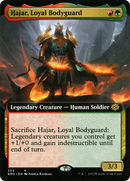 Hajar, Loyal Bodyguard (Extended Art) (BRO-354)  Foil - The Brothers' War: (Extended Art)