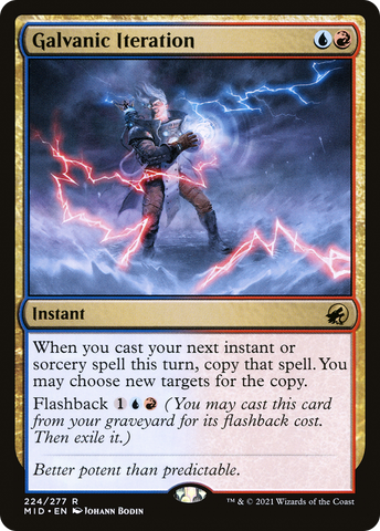 Galvanic Iteration (MID-224)  Foil - Innistrad: Midnight Hunt