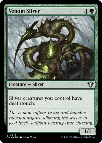 Venom Sliver (CMM-914)  - Commander Masters