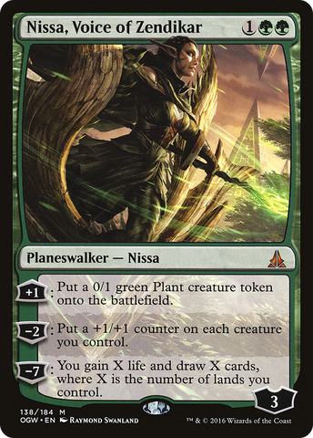 Nissa, Voice of Zendikar (OGW-138)  Foil - Oath of the Gatewatch