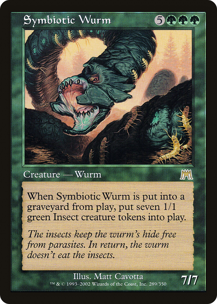Symbiotic Wurm (ONS-289)  - Onslaught