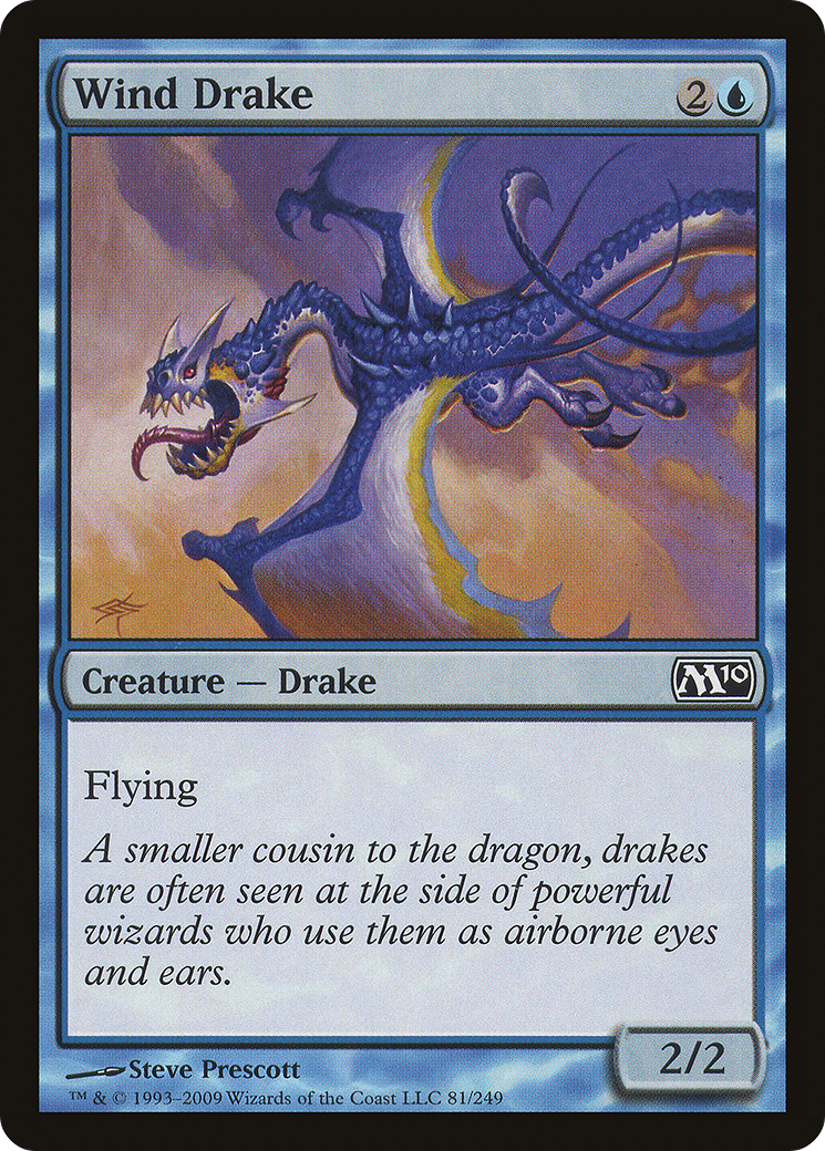 Wind Drake (M10-081)  Foil - Magic 2010