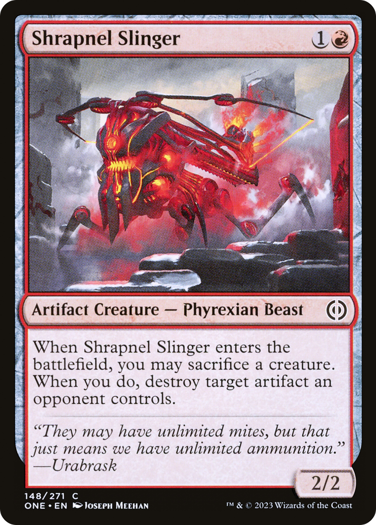 Shrapnel Slinger (ONE-148)  Foil - Phyrexia: All Will Be One