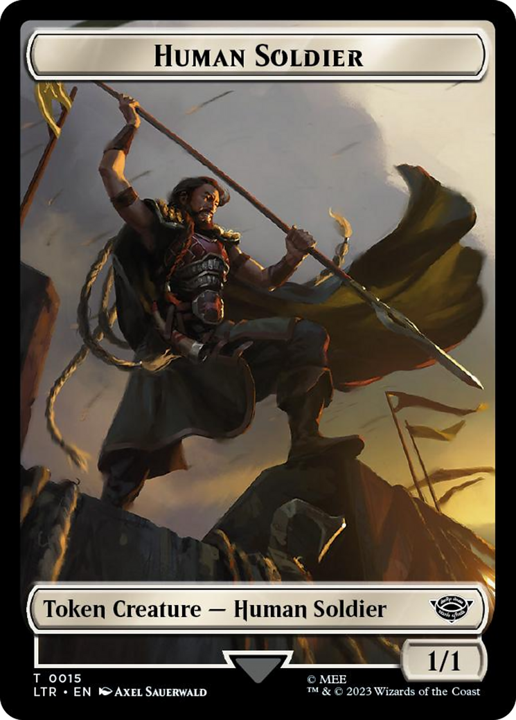 Human Soldier (TLTR-015)  Foil - Tales of Middle-earth Tokens