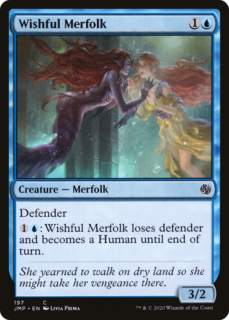Wishful Merfolk (JMP-197)  - Jumpstart