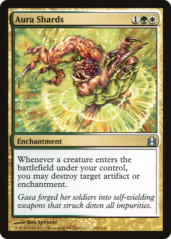 Aura Shards (CMD-182)  - Commander 2011