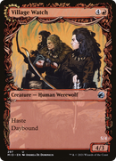 Village Watch (Showcase) (MID-297) - Innistrad: Midnight Hunt: (Showcase, Double Faced Transform)