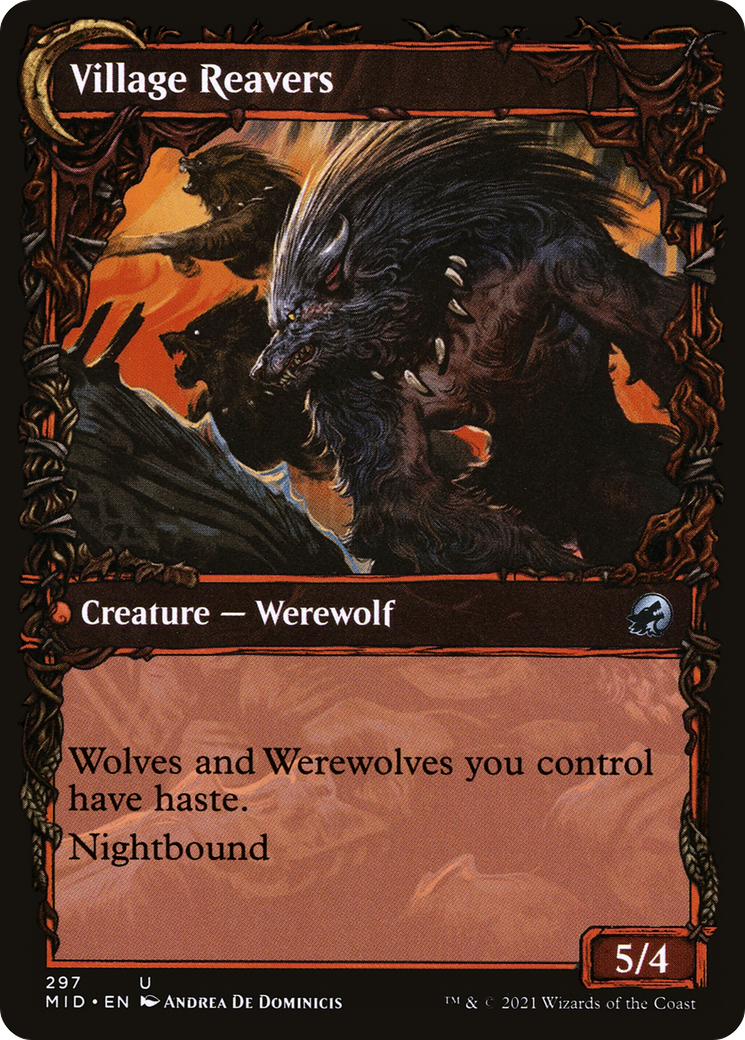 Village Watch (Showcase) (MID-297) - Innistrad: Midnight Hunt: (Showcase, Double Faced Transform)