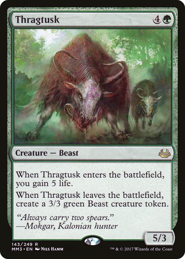 Thragtusk (MM3-143)  - Modern Masters 2017