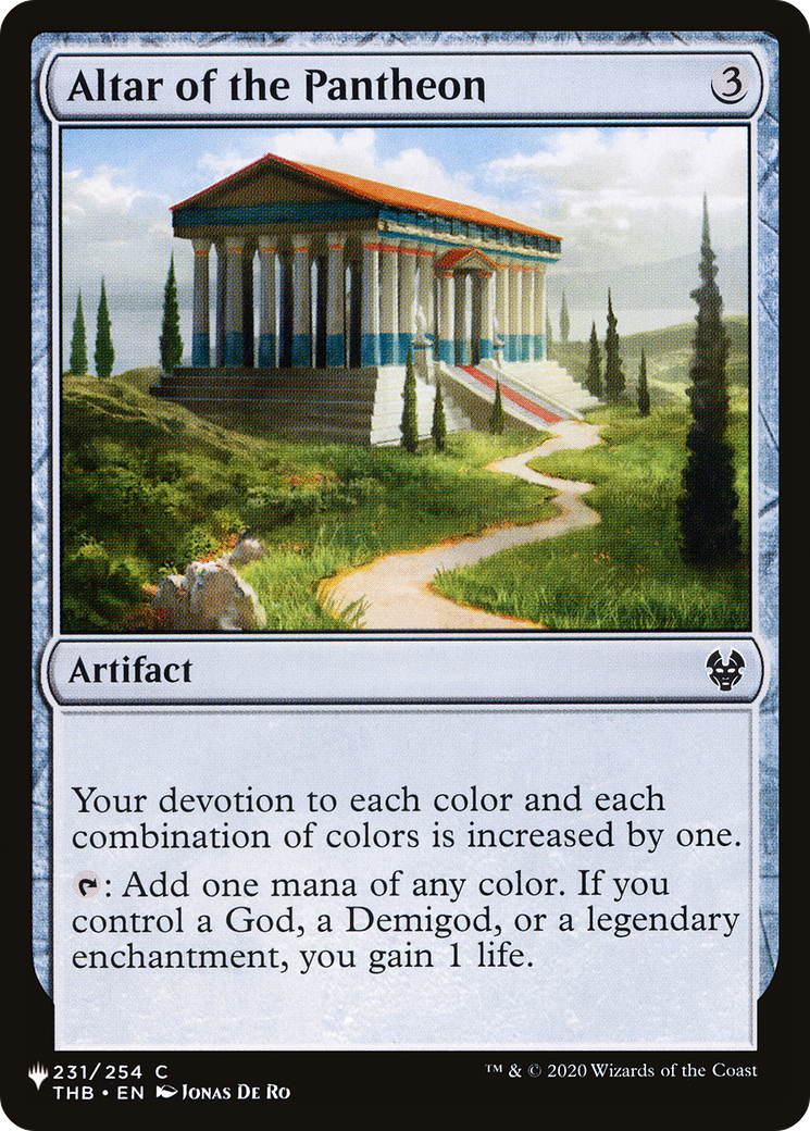 Altar of the Pantheon (LIST-231)  - The List