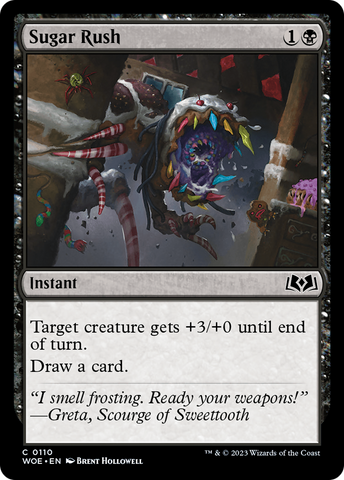 Sugar Rush (WOE-110)  Foil - Wilds of Eldraine