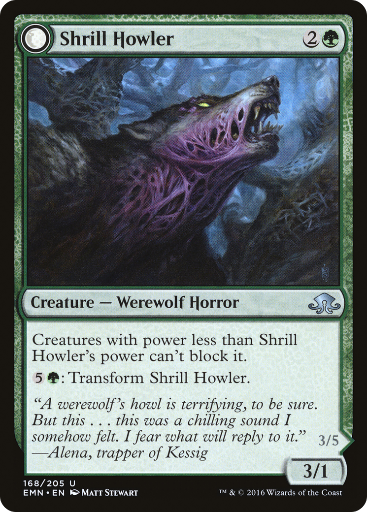 Shrill Howler (EMN-168)  Foil - Eldritch Moon: (mooneldrazidfc)