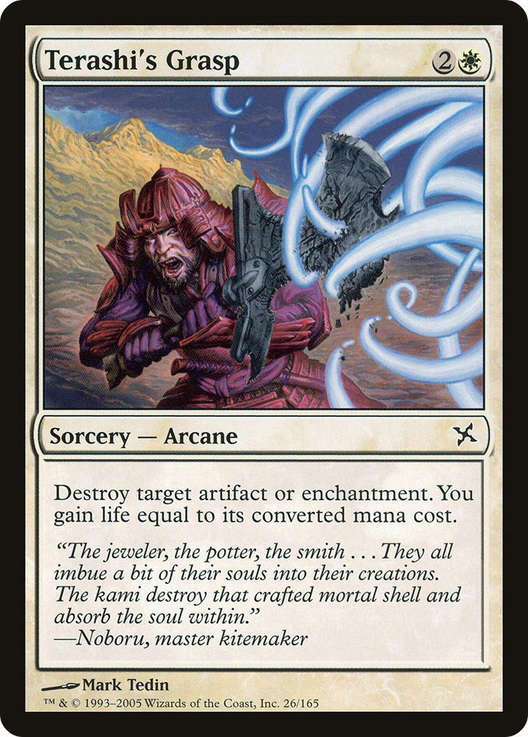 Terashi's Grasp (BOK-026) - Betrayers of Kamigawa Foil