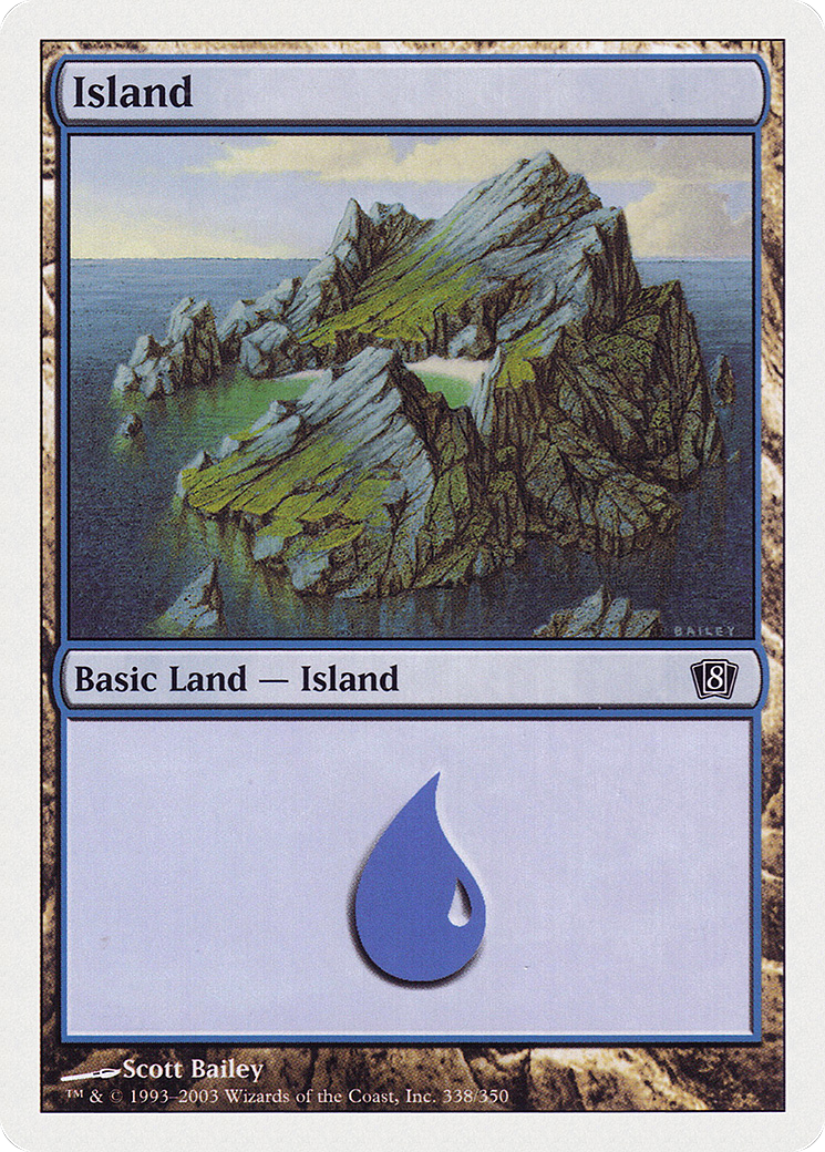 Island (338) (8ED-338) - Eighth Edition