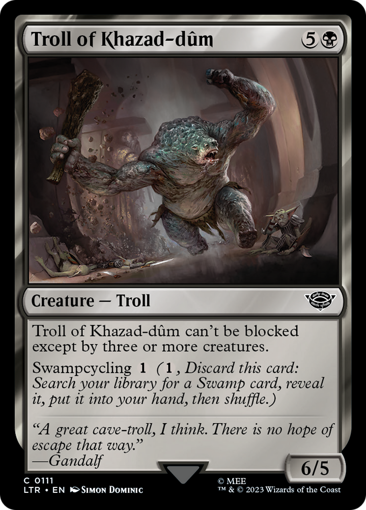 Troll of Khazad-dum (LTR-111)  - The Lord of the Rings: Tales of Middle-earth