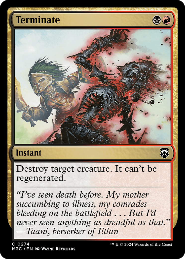 Terminate (M3C-274)  - Modern Horizons 3 Commander