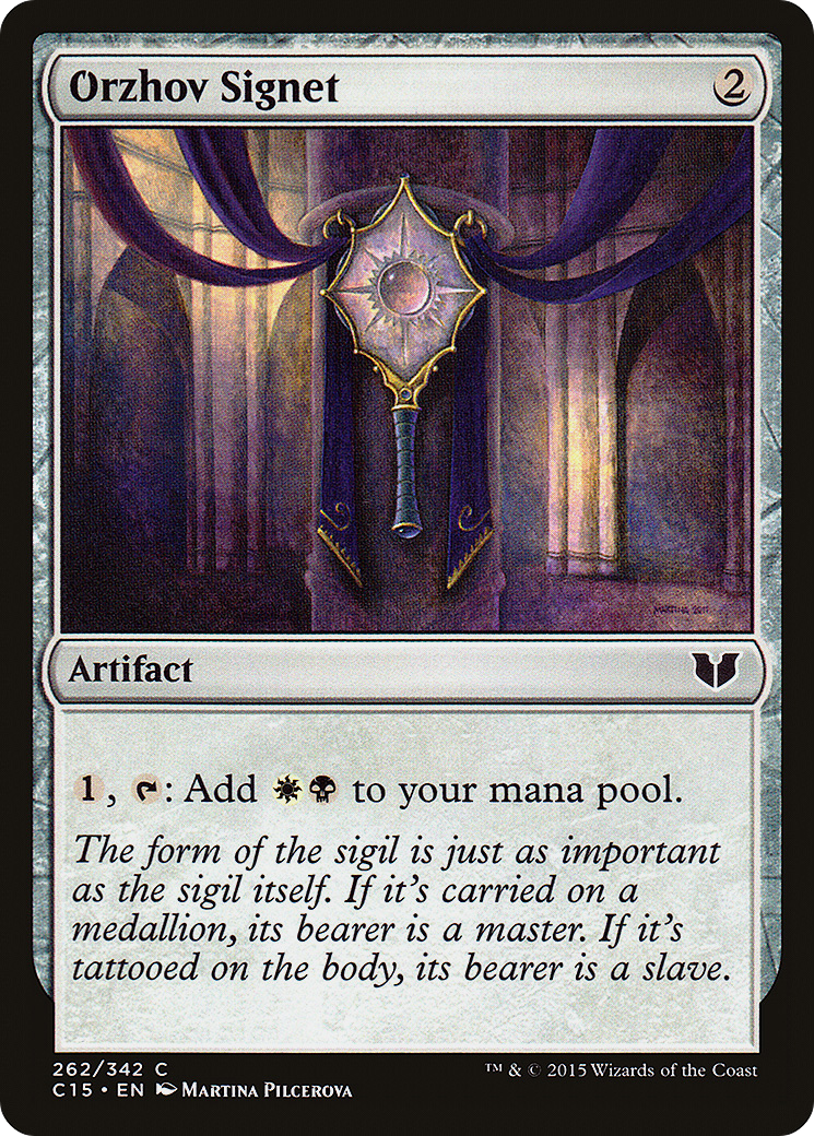 Orzhov Signet (C15-262)  - Commander 2015