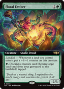 Floral Evoker (Extended Art) (TDC-086)  - Commander: Tarkir: Dragonstorm: (Extended Art)
