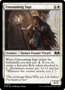 Unassuming Sage (WOE-037)  Foil - Wilds of Eldraine