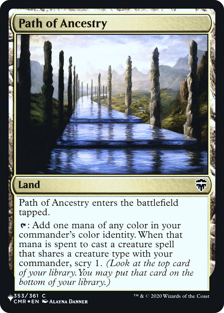 Path of Ancestry (CMR) (LIST-CMR-353)  Foil - The List