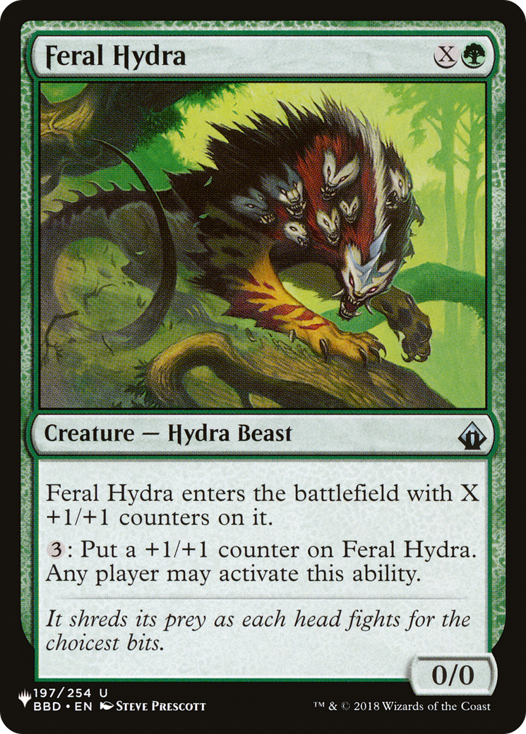 Feral Hydra (LIST-BBD-197)  - The List