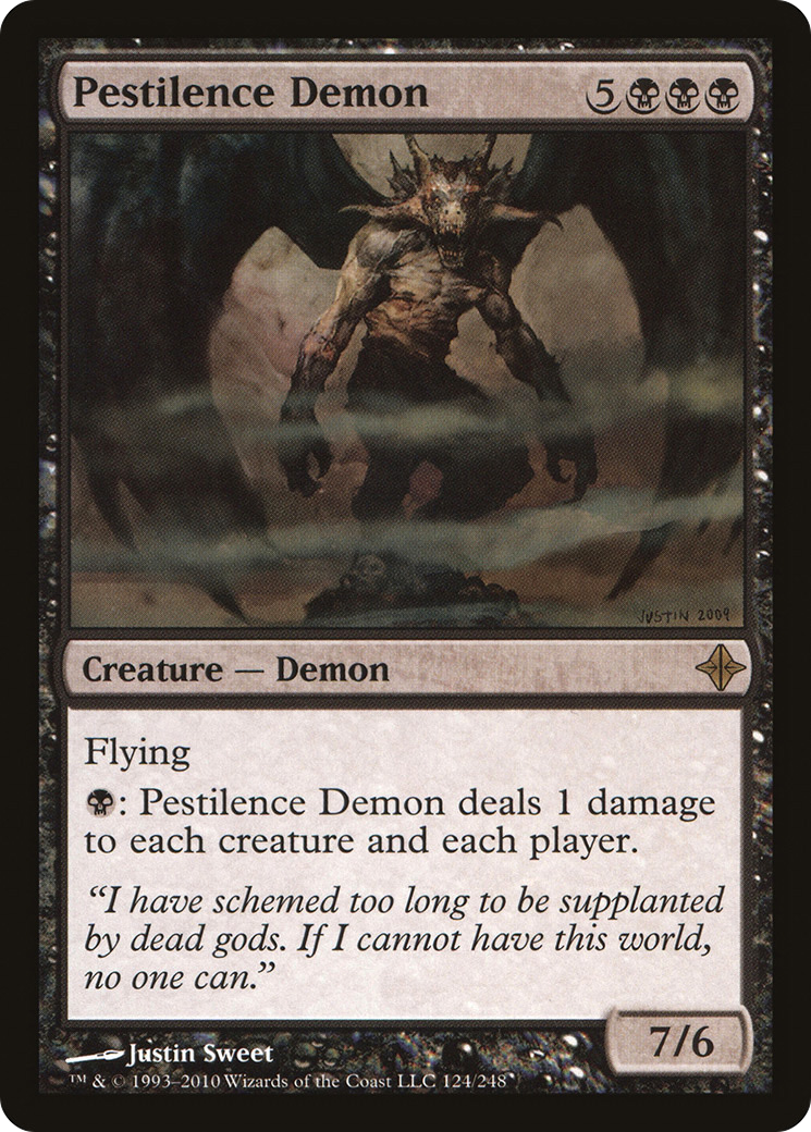 Pestilence Demon (ROE-124)  Foil - Rise of the Eldrazi