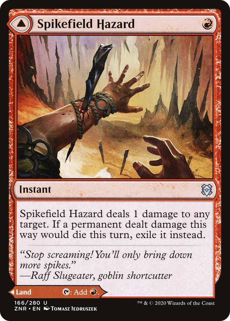 Spikefield Hazard (ZNR-166)  Foil - Zendikar Rising
