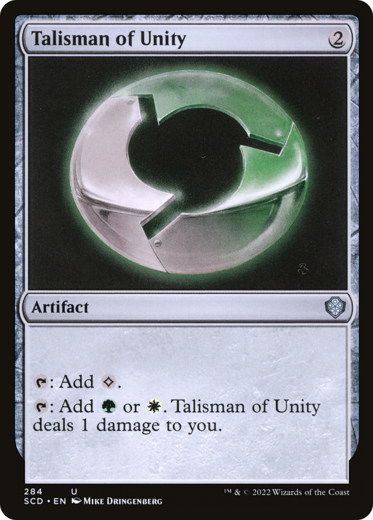 Talisman of Unity (SCD-284)  - Starter Commander Decks