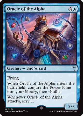 Oracle of the Alpha (MB2-259)  Foil - Mystery Booster 2