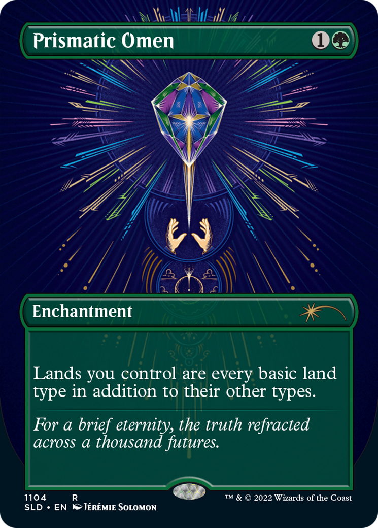 Prismatic Omen (Borderless) (SLD-1104)  Foil - Secret Lair Drop (Borderless)