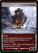 Reinforced Ronin (Showcase) (NEO-323)  - Kamigawa: Neon Dynasty: (Showcase)
