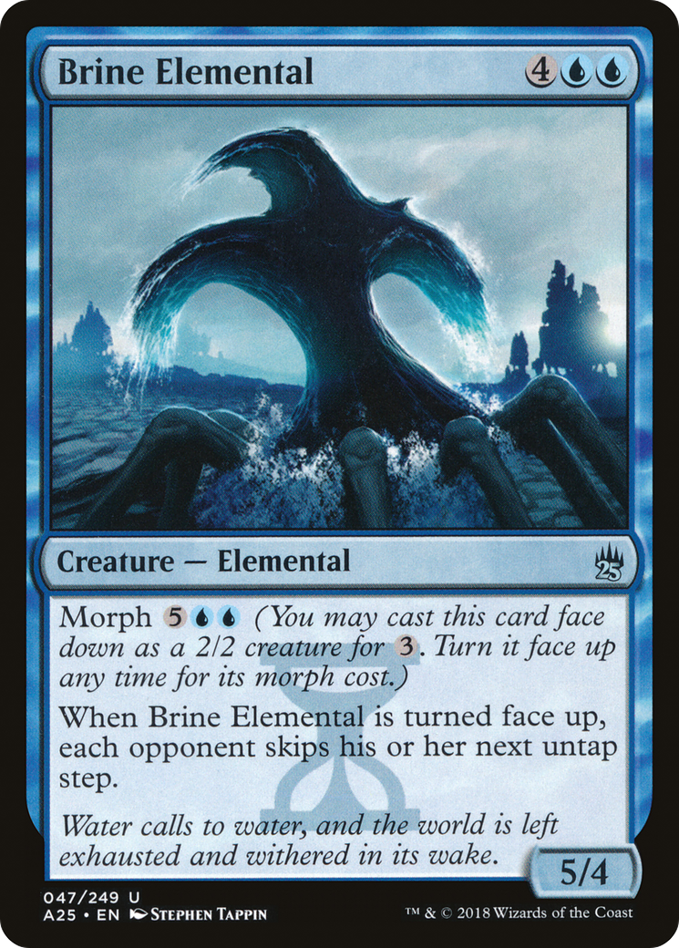 Brine Elemental (A25-047)  Foil - Masters 25