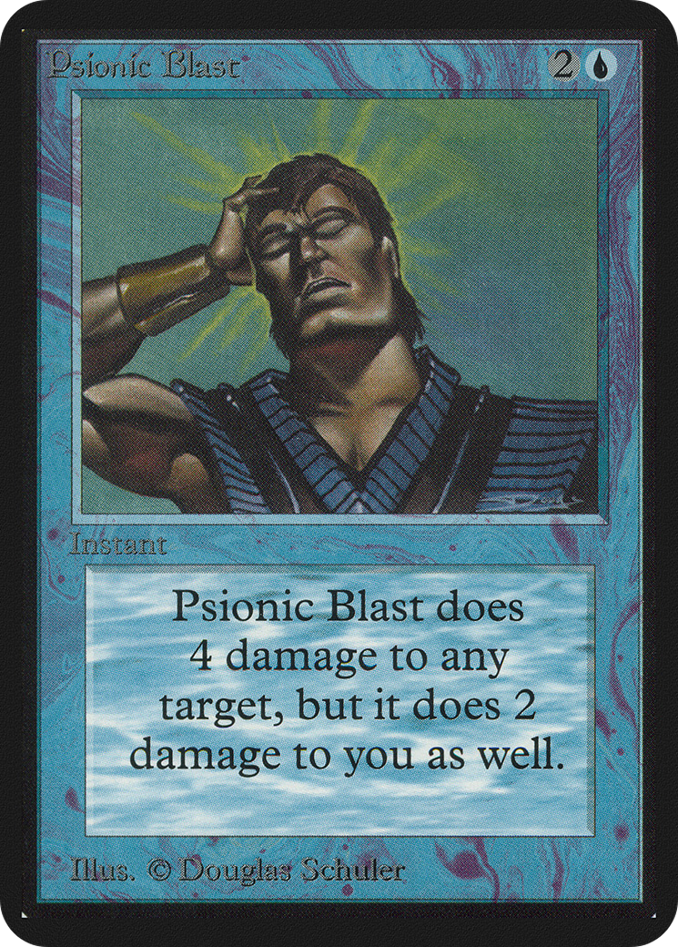 Psionic Blast (LEA-074) - Limited Edition Alpha