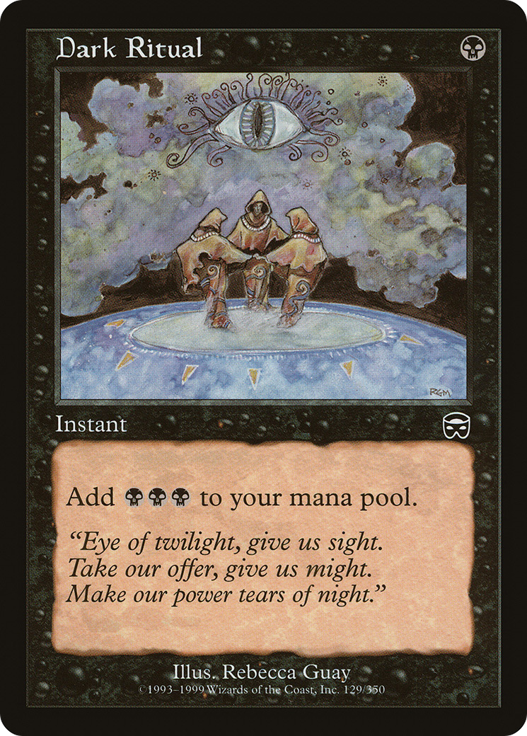 Dark Ritual (MMQ-129)  Foil - Mercadian Masques