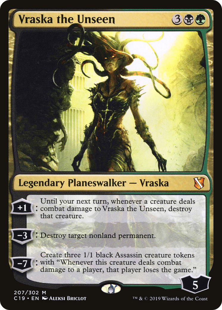 Vraska the Unseen (C19-207)  - Commander 2019