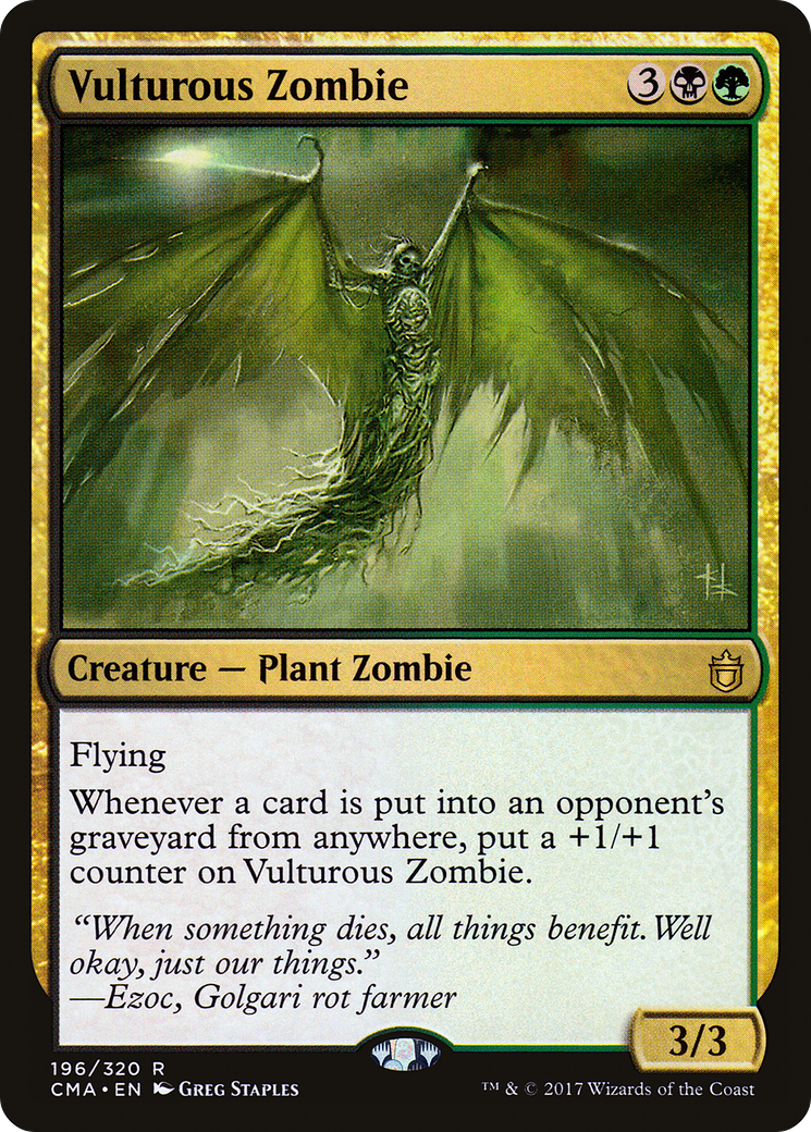 Vulturous Zombie (CMA-196)  - Commander Anthology