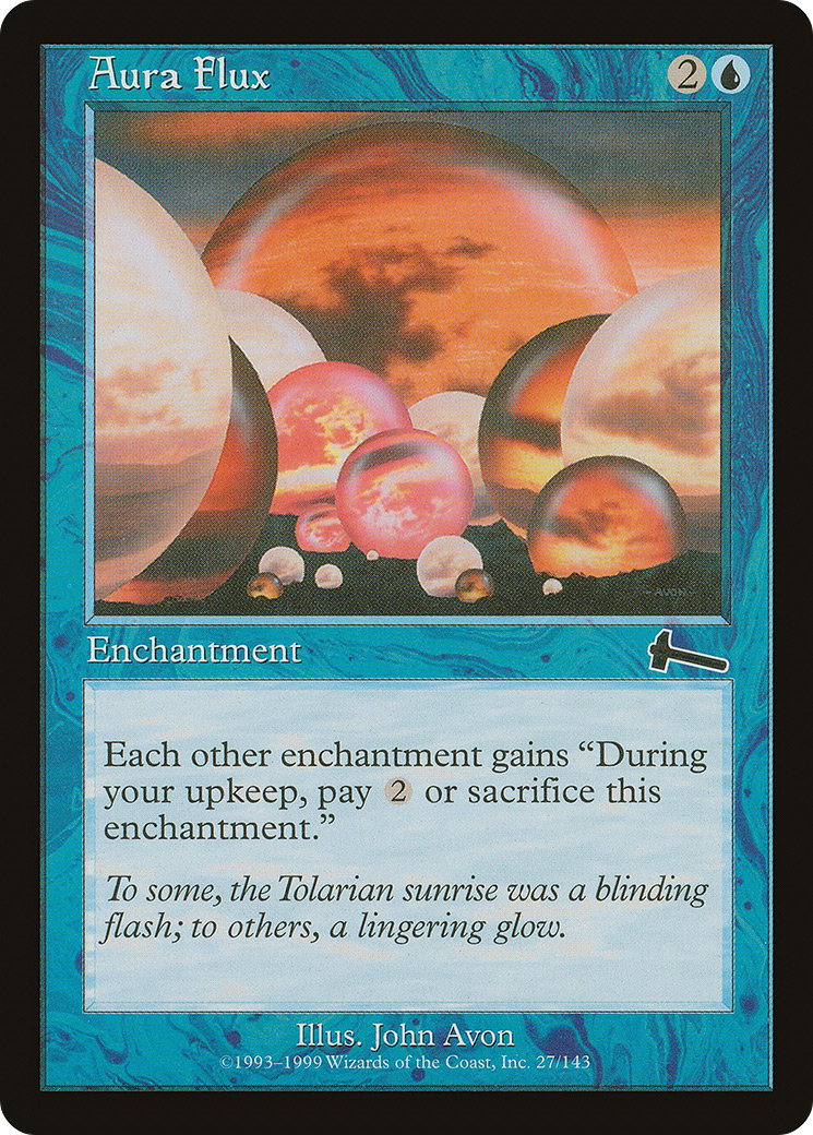 Aura Flux (ULG-027)  Foil - Urza's Legacy