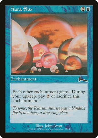 Aura Flux (ULG-027)  Foil - Urza's Legacy