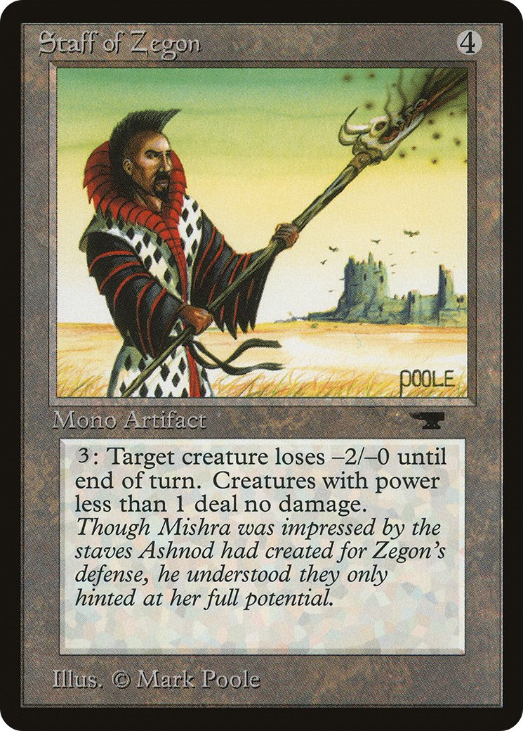 Staff of Zegon (ATQ-)  - Antiquities