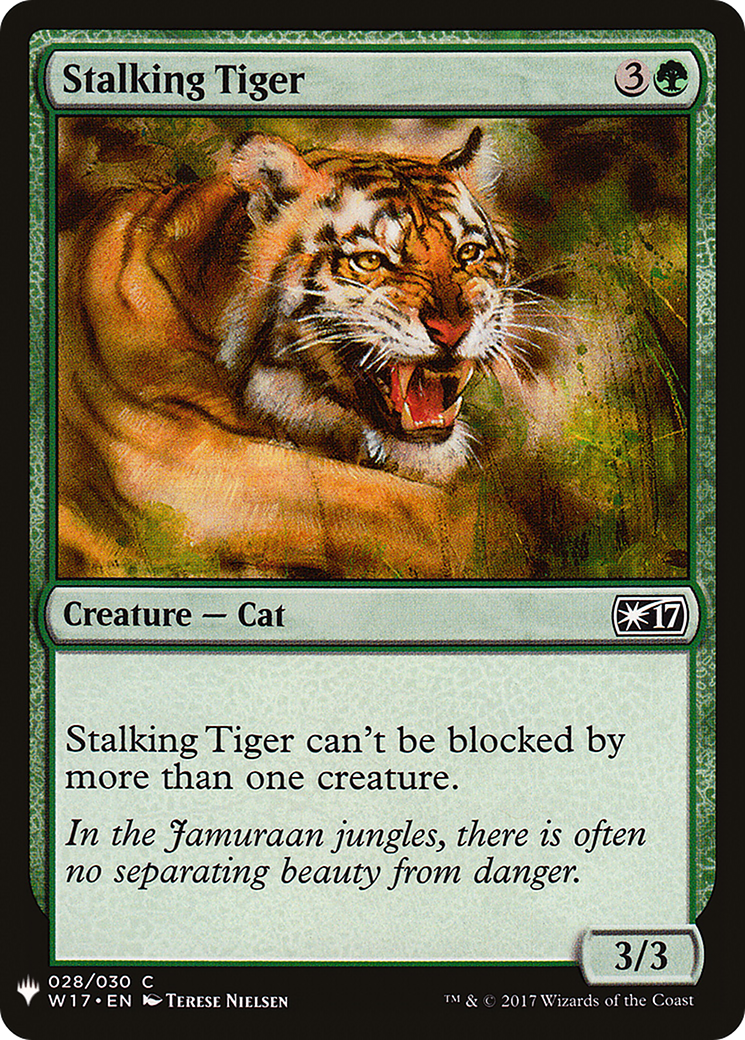 Stalking Tiger (LIST-W17-28)  - The List