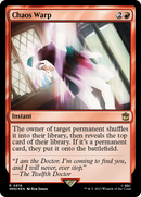 Chaos Warp (Surge Foil) (WHO-816)  Foil - Doctor Who