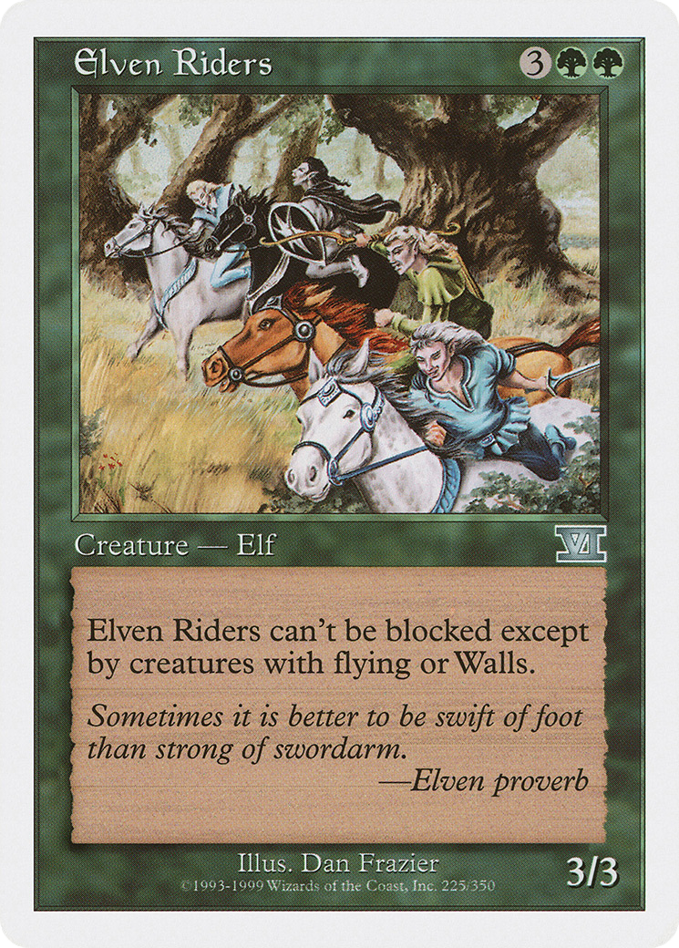 Elven Riders (6ED-225)  - Classic Sixth Edition