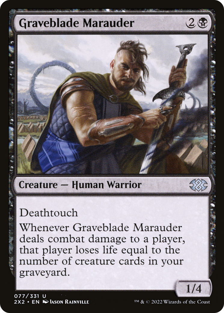 Graveblade Marauder (2X2-077)  - Double Masters 2022