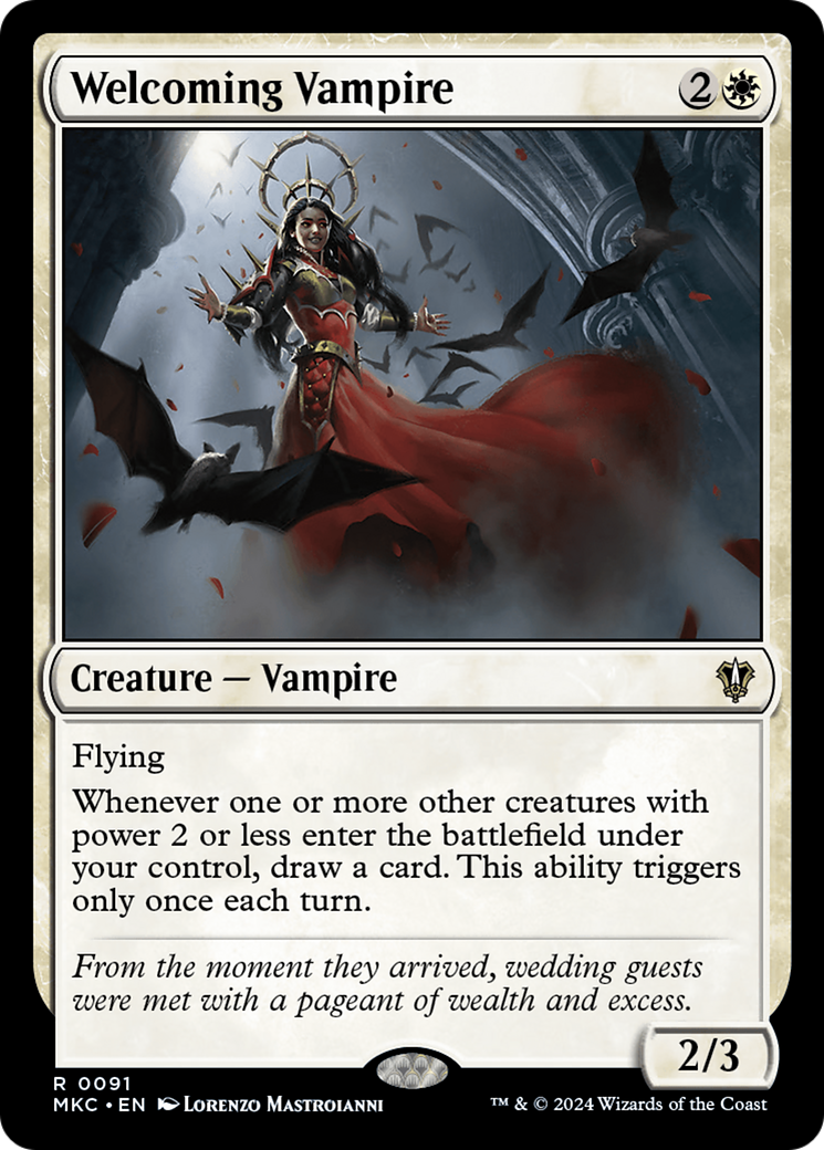 Welcoming Vampire (MKC-091)  - Murders at Karlov Manor Commander