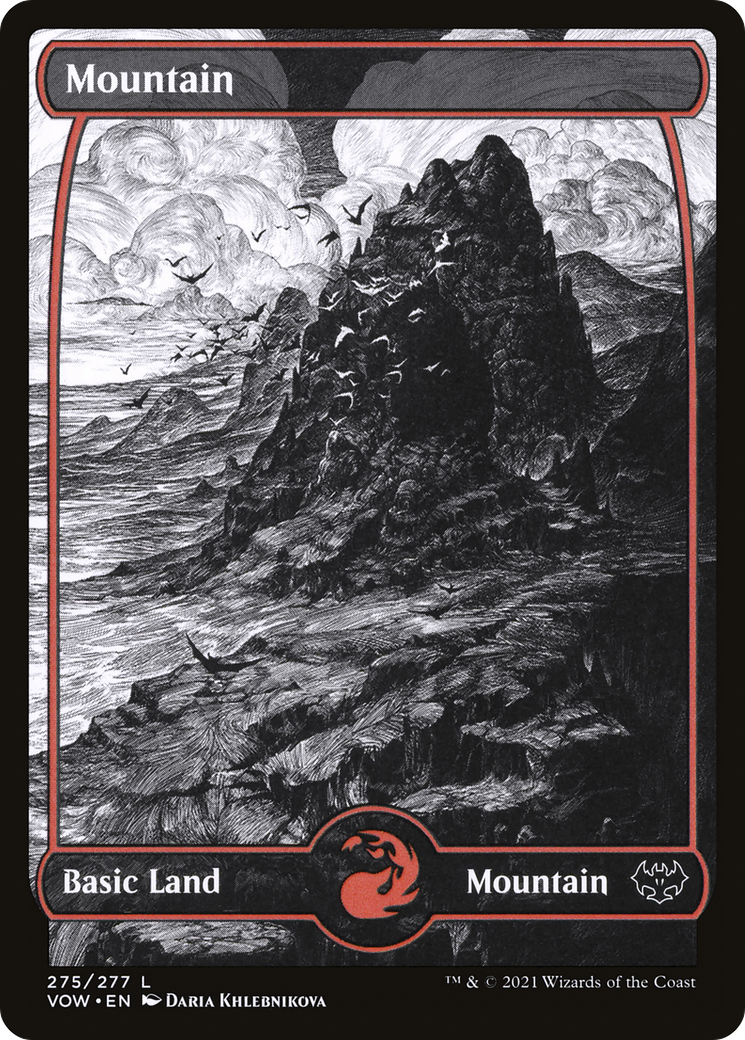 Mountain (275) (VOW-275)  - Innistrad: Crimson Vow: (Showcase)