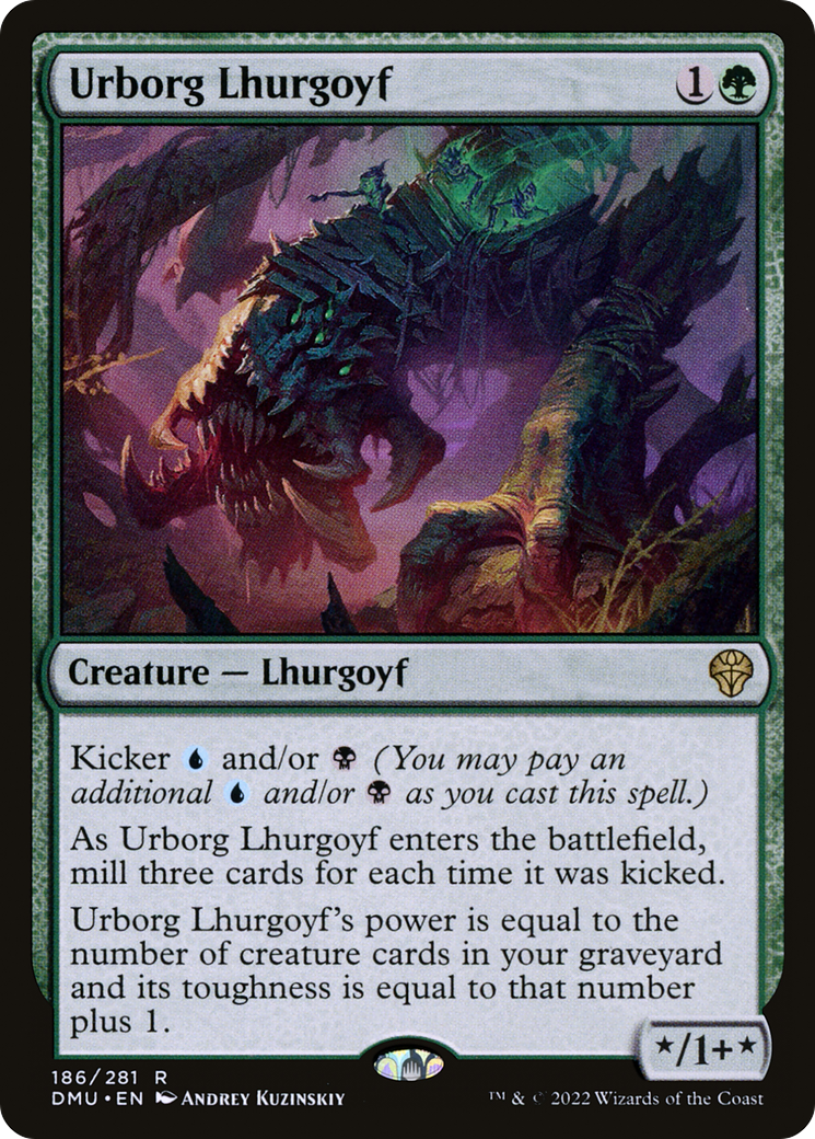 Urborg Lhurgoyf (DMU-186)  - Dominaria United